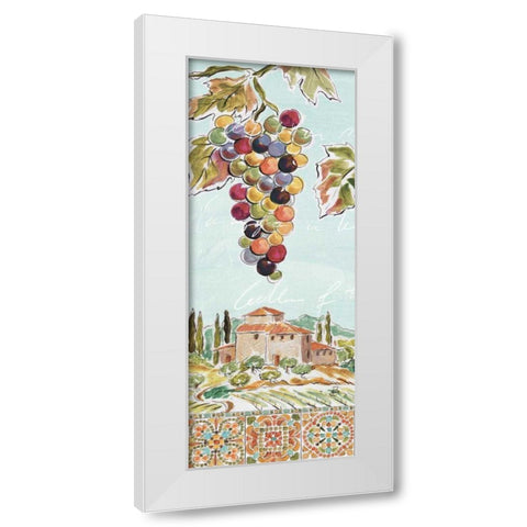 Tuscan Breeze V White Modern Wood Framed Art Print by Brissonnet, Daphne