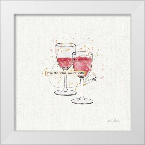 Thoughtful Vines I White Modern Wood Framed Art Print by Pertiet, Katie