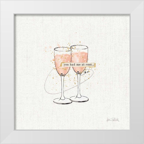 Thoughtful Vines II White Modern Wood Framed Art Print by Pertiet, Katie