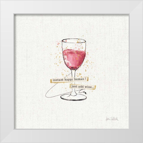 Thoughtful Vines III White Modern Wood Framed Art Print by Pertiet, Katie