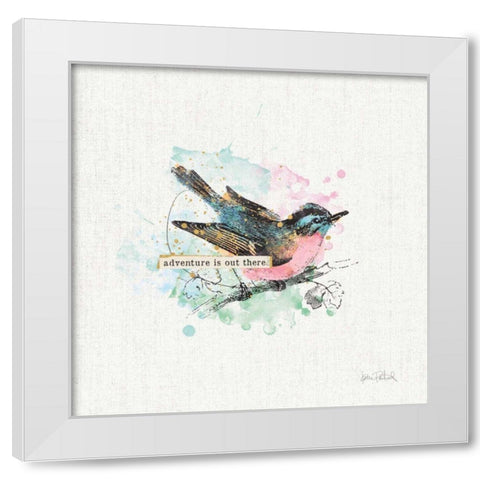 Thoughtful Wings III White Modern Wood Framed Art Print by Pertiet, Katie