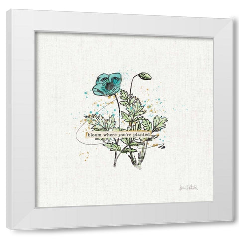 Thoughtful Blooms II White Modern Wood Framed Art Print by Pertiet, Katie