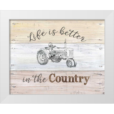 Farmhouse I White Modern Wood Framed Art Print by Grove, Beth