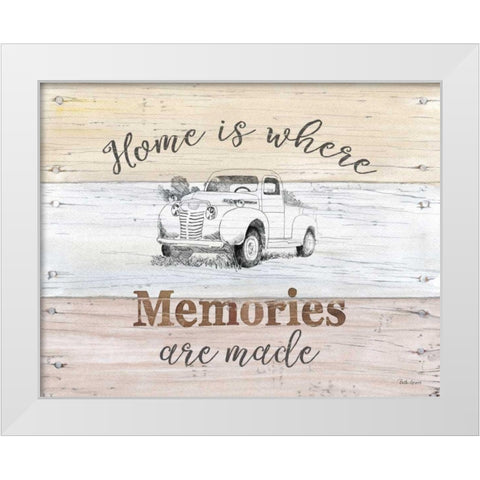 Farmhouse II White Modern Wood Framed Art Print by Grove, Beth