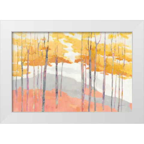 Late Wood White Modern Wood Framed Art Print by Tillmon, Avery