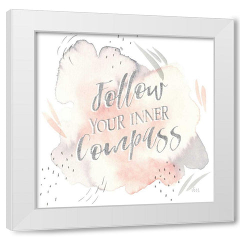 Wonderful World VI White Modern Wood Framed Art Print by Marshall, Laura