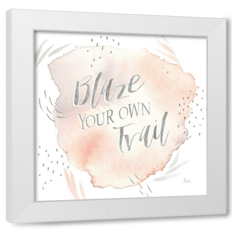 Wonderful World VII White Modern Wood Framed Art Print by Marshall, Laura