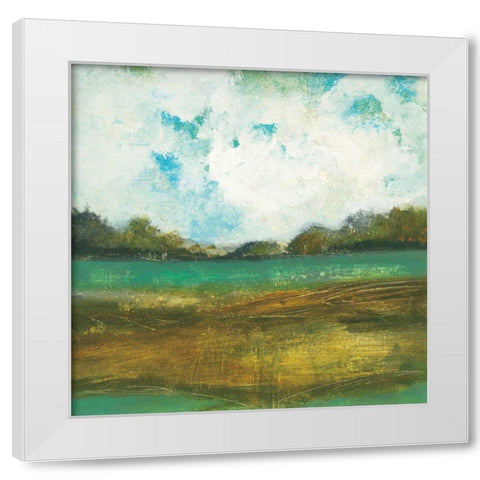 This Place IV White Modern Wood Framed Art Print by Warrick, Cheryl