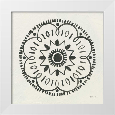 Kami I White Modern Wood Framed Art Print by Lovell, Kathrine