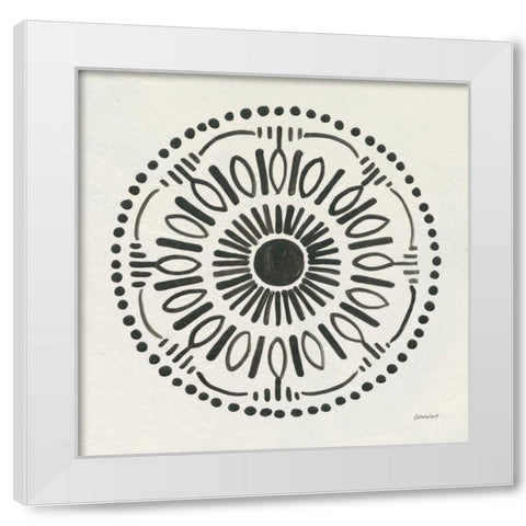 Kami II White Modern Wood Framed Art Print by Lovell, Kathrine