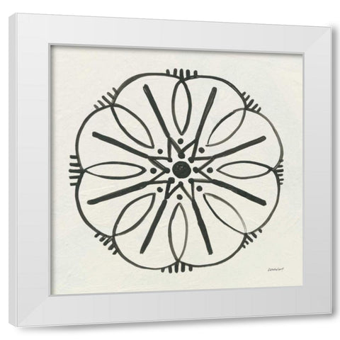 Kami III White Modern Wood Framed Art Print by Lovell, Kathrine