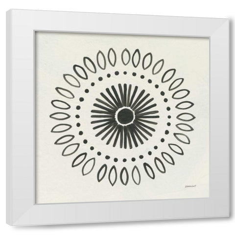 Kami VI White Modern Wood Framed Art Print by Lovell, Kathrine