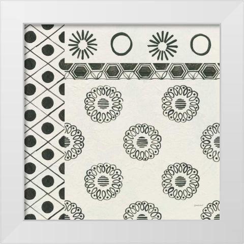 Kami XI White Modern Wood Framed Art Print by Lovell, Kathrine