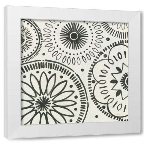 Kami XIII White Modern Wood Framed Art Print by Lovell, Kathrine