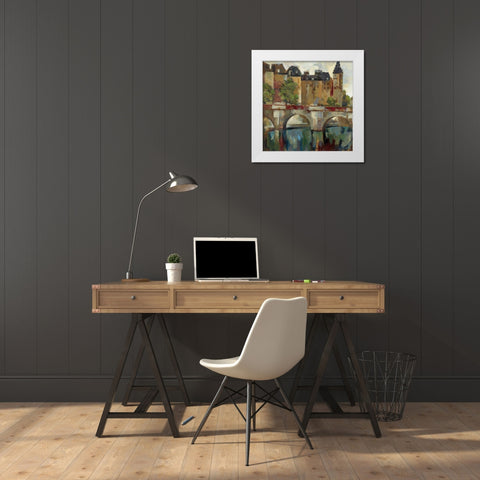 Paris - Late Summer II White Modern Wood Framed Art Print by Vassileva, Silvia