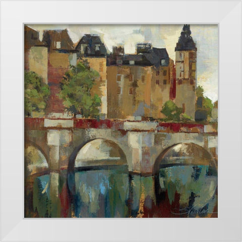 Paris - Late Summer II White Modern Wood Framed Art Print by Vassileva, Silvia