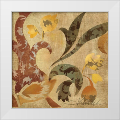 Floral Fragment II WAG White Modern Wood Framed Art Print by Vassileva, Silvia