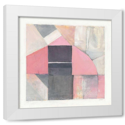 Blushing Bride White Modern Wood Framed Art Print by Schick, Mike