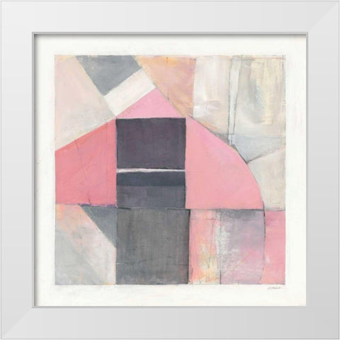 Blushing Bride White Modern Wood Framed Art Print by Schick, Mike