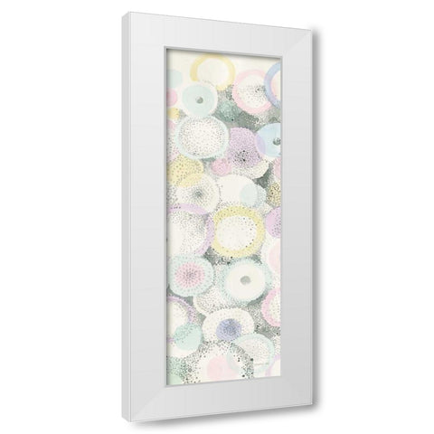 Breezes II White Modern Wood Framed Art Print by Nai, Danhui