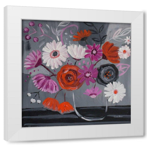 After Hours White Modern Wood Framed Art Print by Zaman, Farida