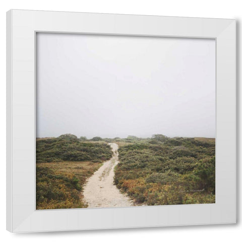 Off the Beaten Path White Modern Wood Framed Art Print by Marshall, Laura