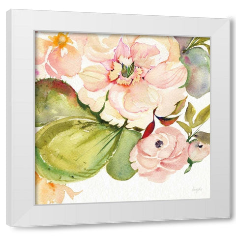 Desert Rose IV White Modern Wood Framed Art Print by Rice, Kristy