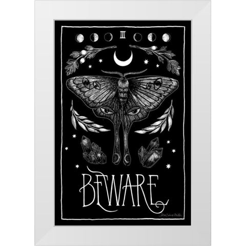 All Hallows Eve III White Modern Wood Framed Art Print by Miller, Sara Zieve