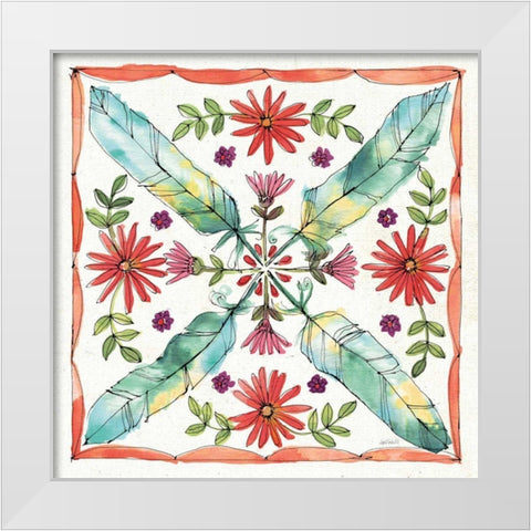 Simply Petals XI White Modern Wood Framed Art Print by Tavoletti, Anne