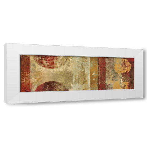 Caribbean Sunrise IV White Modern Wood Framed Art Print by Silva, Roque