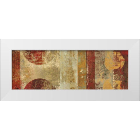 Caribbean Sunrise IV White Modern Wood Framed Art Print by Silva, Roque