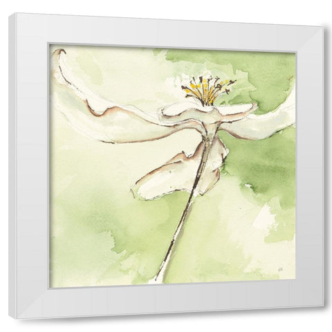 After Dogwood II White Modern Wood Framed Art Print by Paschke, Chris