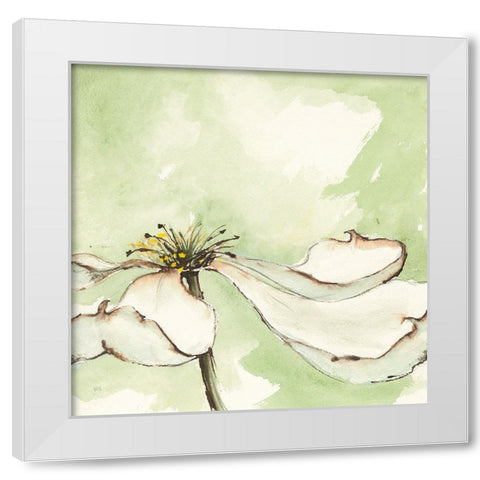 After Dogwood I White Modern Wood Framed Art Print by Paschke, Chris