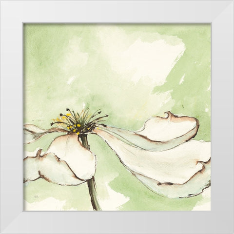 After Dogwood I White Modern Wood Framed Art Print by Paschke, Chris