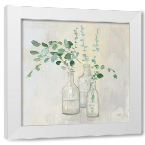Summer Cuttings I White Modern Wood Framed Art Print by Purinton, Julia