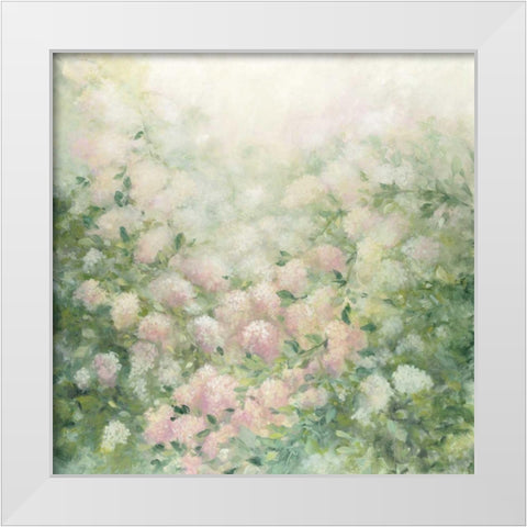 Dreamy White Modern Wood Framed Art Print by Purinton, Julia