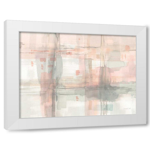 Intersect II White Modern Wood Framed Art Print by Nai, Danhui