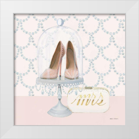 Wedding Glamour II White Modern Wood Framed Art Print by Fabiano, Marco