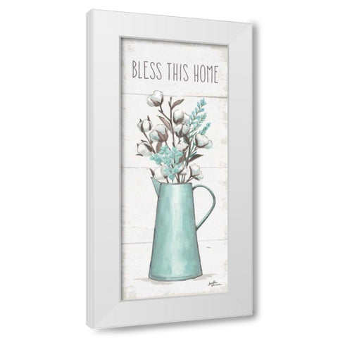 Blessed IX White Modern Wood Framed Art Print by Penner, Janelle