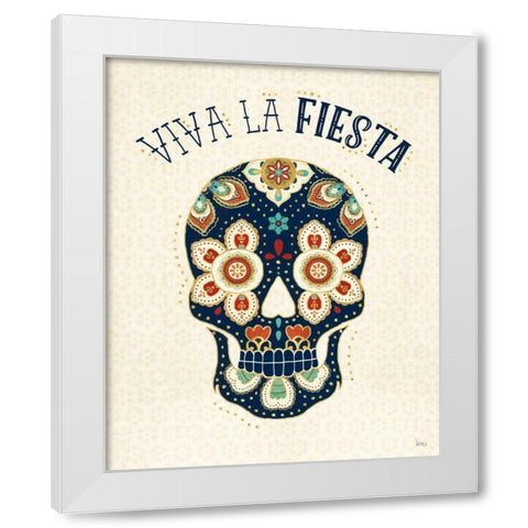 La Vida Loca IV White Modern Wood Framed Art Print by Charron, Veronique