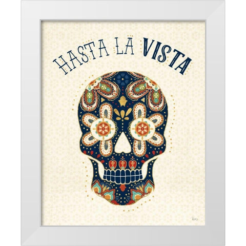 La Vida Loca V White Modern Wood Framed Art Print by Charron, Veronique