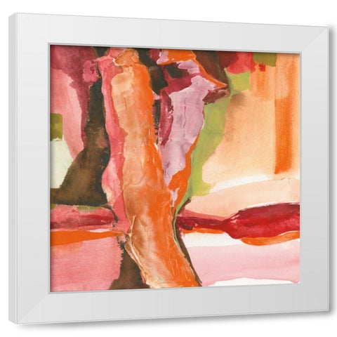 Rio White Modern Wood Framed Art Print by Paschke, Chris