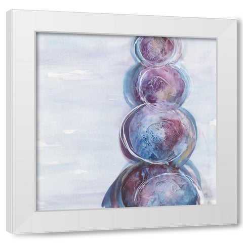 Starting Over I White Modern Wood Framed Art Print by Paschke, Chris