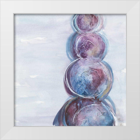 Starting Over I White Modern Wood Framed Art Print by Paschke, Chris