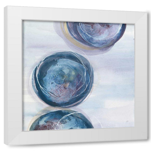 Starting Over II White Modern Wood Framed Art Print by Paschke, Chris