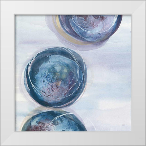 Starting Over II White Modern Wood Framed Art Print by Paschke, Chris