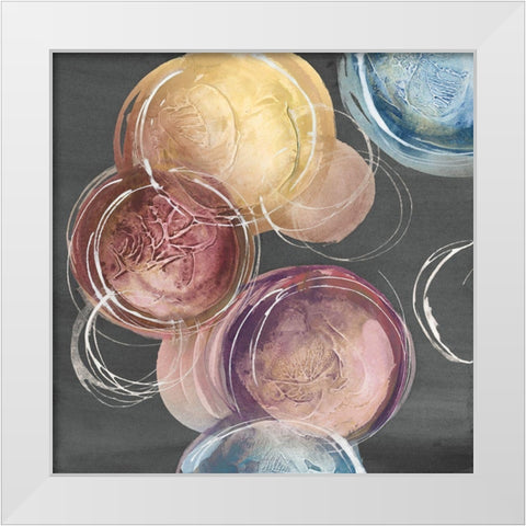 Among Friends I Gray White Modern Wood Framed Art Print by Paschke, Chris