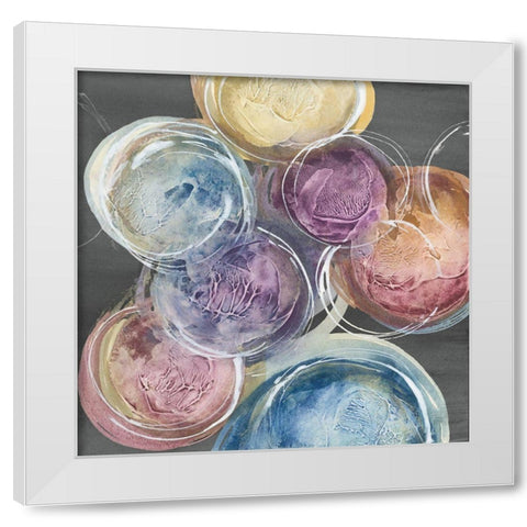Among Friends II Gray White Modern Wood Framed Art Print by Paschke, Chris