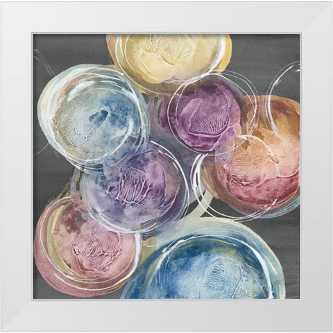 Among Friends II Gray White Modern Wood Framed Art Print by Paschke, Chris