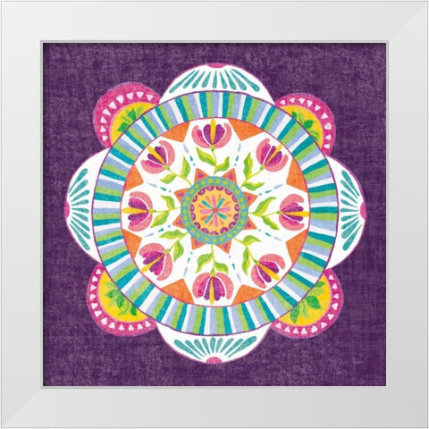 Like Frida III White Modern Wood Framed Art Print by Sussman, Harriet